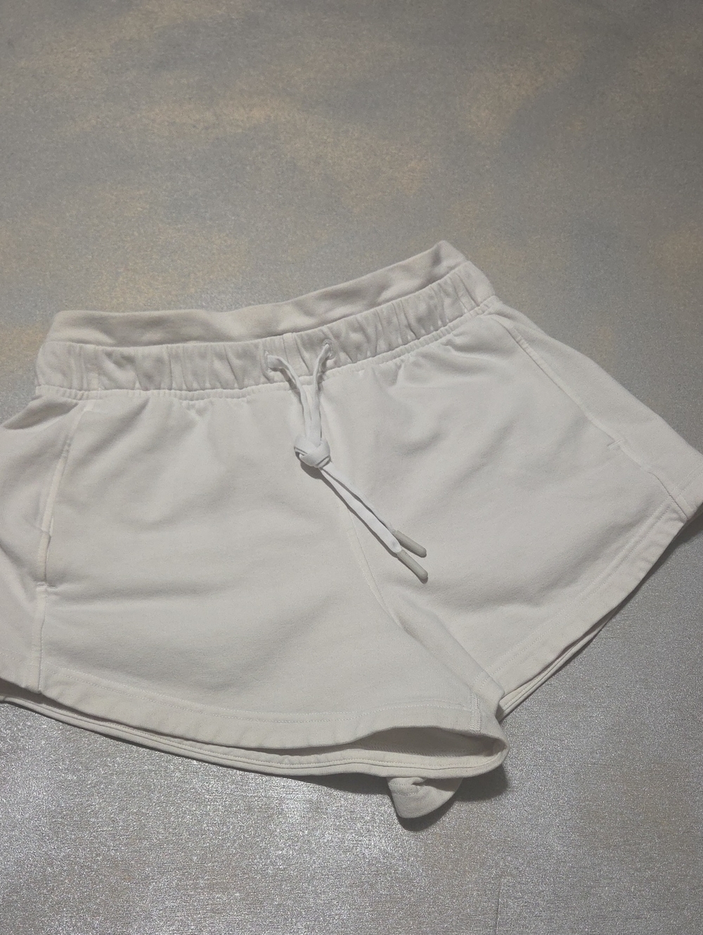 lululemon athletica White Women's Athletic Drawstring Shorts